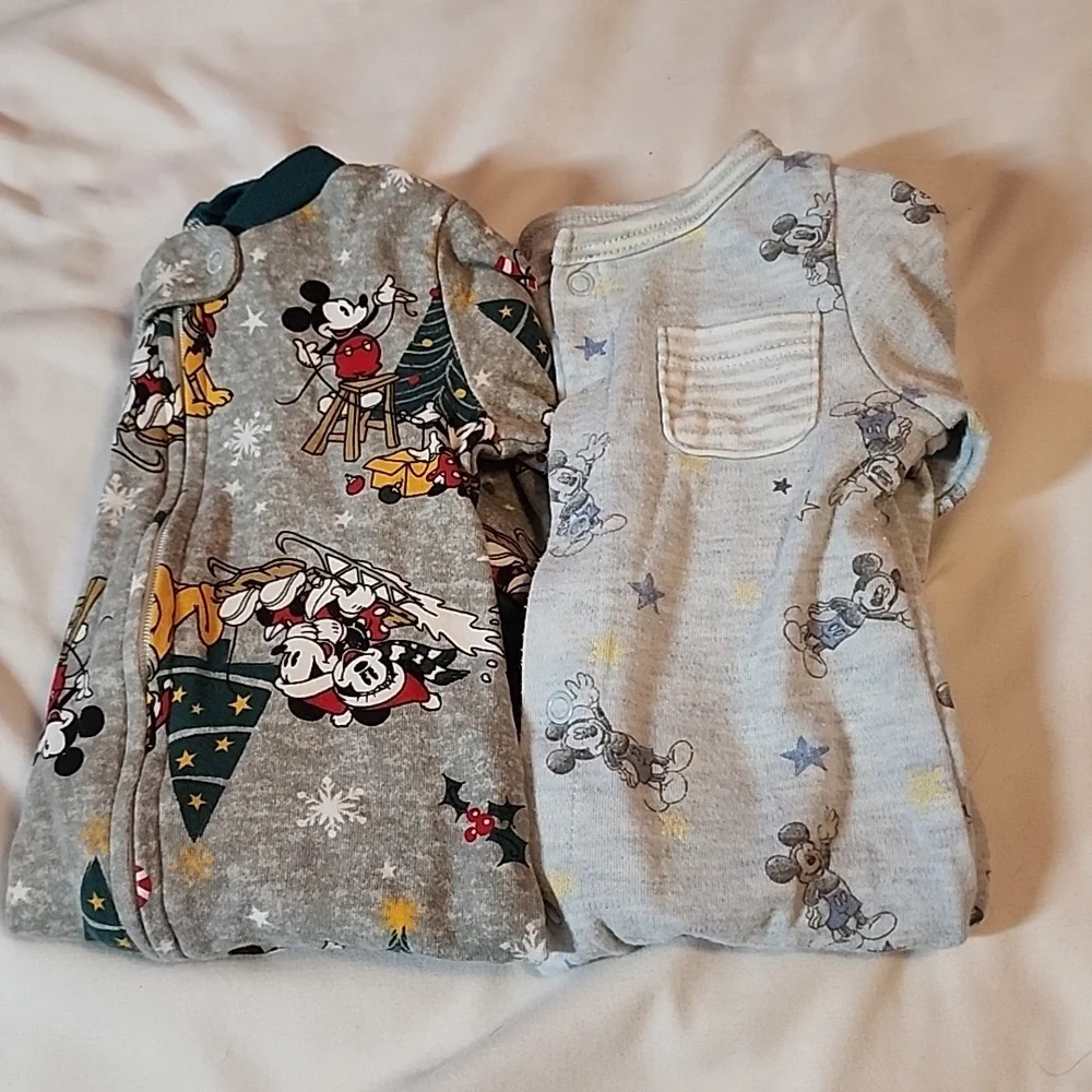 MICKEY MOUSE SLEEPER BUNDLE 0-3MONTH